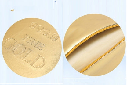 Maximilian – Rectangulaire Kussens met Gesimuleerde Gouden en Zilveren Bakstenen