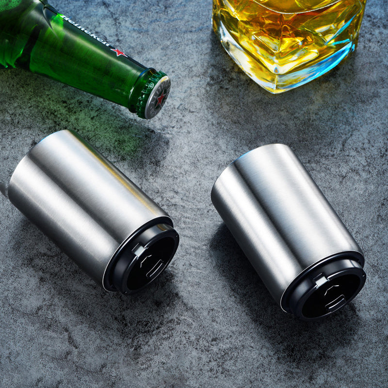 Lumen – Automatische Flessenopener van Roestvrij Staal voor Bier en Drank