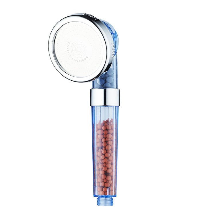 Thalassa – Drie-snelheids Transparante Druk negatieve Ion Handdouche Filter Water Zuiverende Douchemondstuk