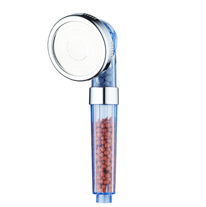 Thalassa – Drie-snelheids Transparante Druk negatieve Ion Handdouche Filter Water Zuiverende Douchemondstuk