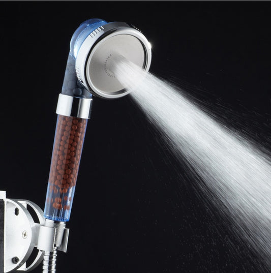Thalassa – Drie-snelheids Transparante Druk negatieve Ion Handdouche Filter Water Zuiverende Douchemondstuk