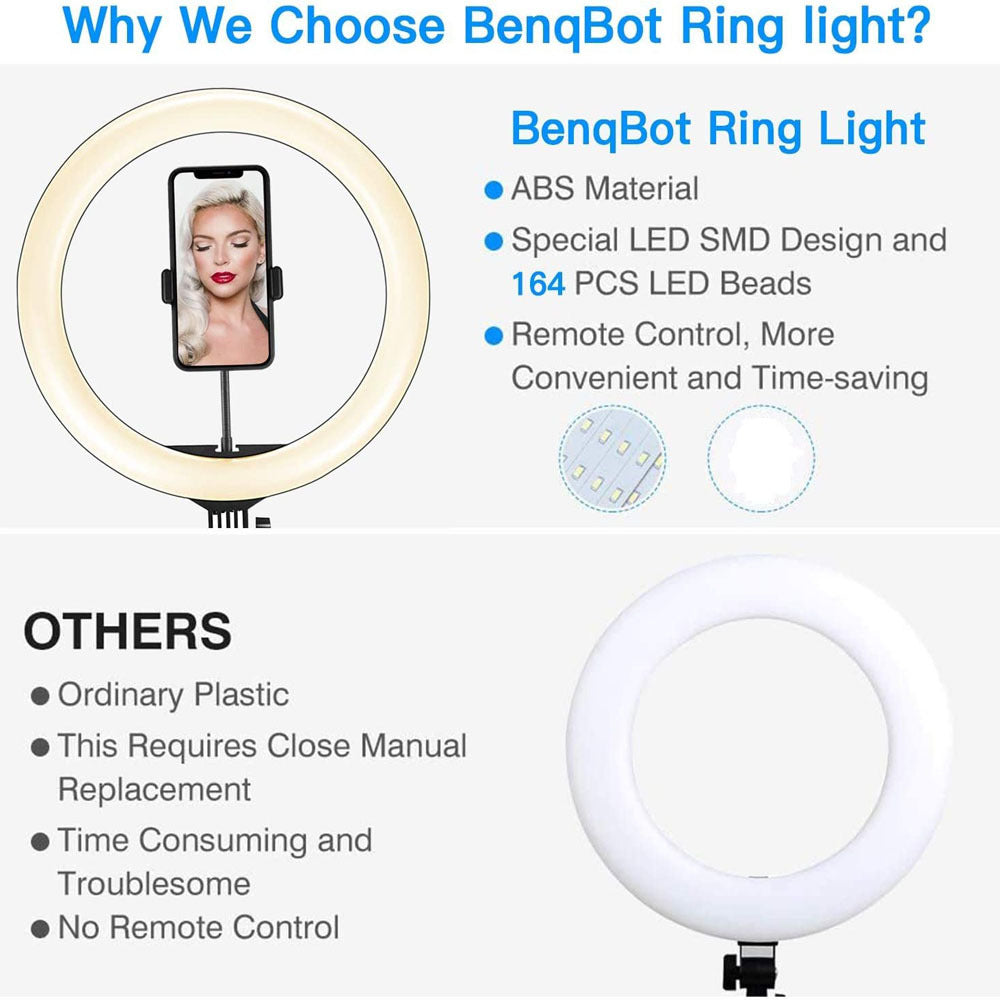 Isla – Dimbare Ringlamp met Statief