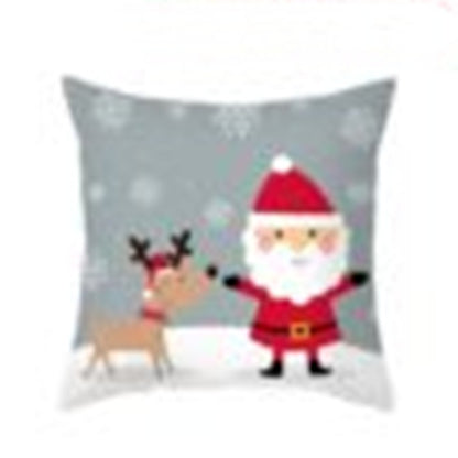 Cypress – Kerstmis Cartoon Kussenhoes voor Sofa en Kantoor
