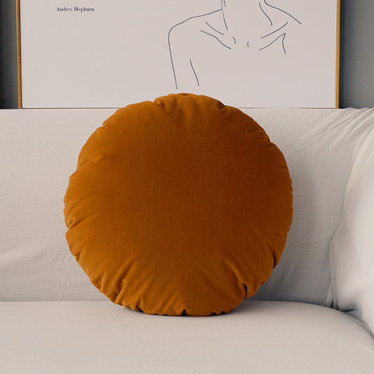 Haven – Luxe Oranje Houndstooth Kussen Modern Minimalistisch Scandinavisch Sofa Kussen Ontwerpers Kussen