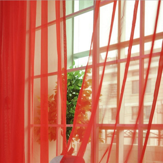 Elowen – Eenvoudige Tulle Gordijnen voor de Woonkamer Transparante Tulle Gordijnen voor de Slaapkamer
