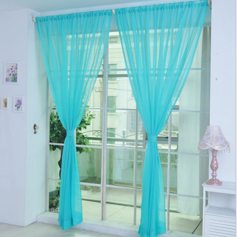 Elowen – Eenvoudige Tulle Gordijnen voor de Woonkamer Transparante Tulle Gordijnen voor de Slaapkamer