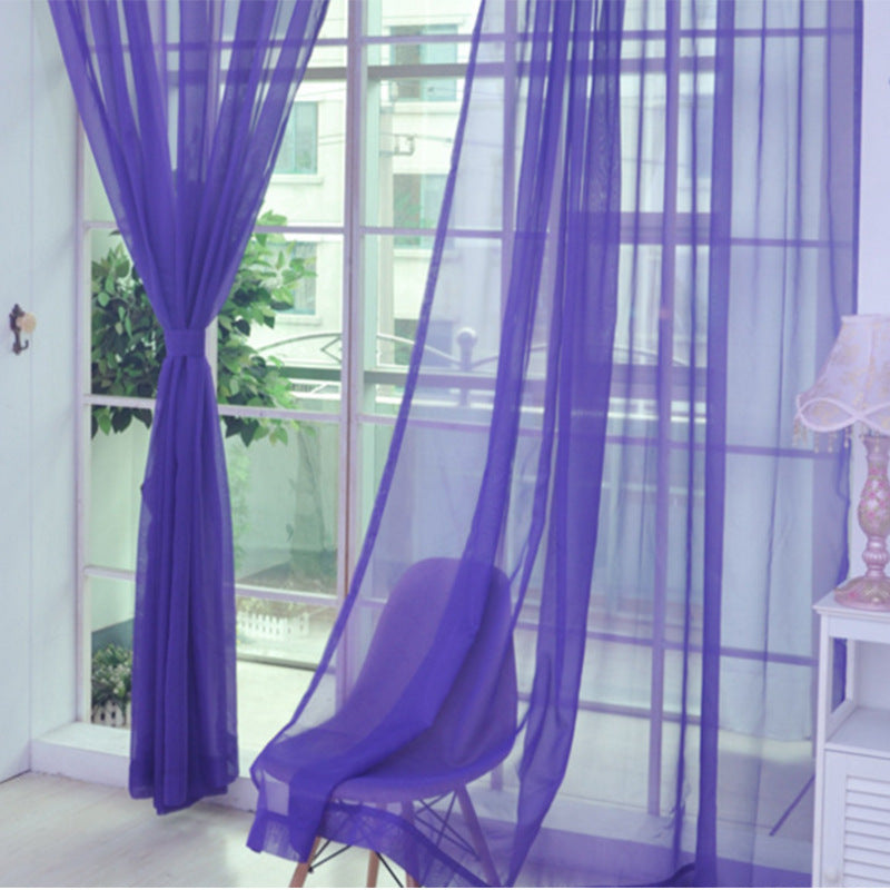 Elowen – Eenvoudige Tulle Gordijnen voor de Woonkamer Transparante Tulle Gordijnen voor de Slaapkamer