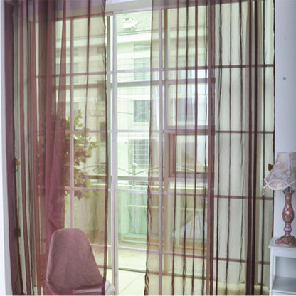 Elowen – Eenvoudige Tulle Gordijnen voor de Woonkamer Transparante Tulle Gordijnen voor de Slaapkamer