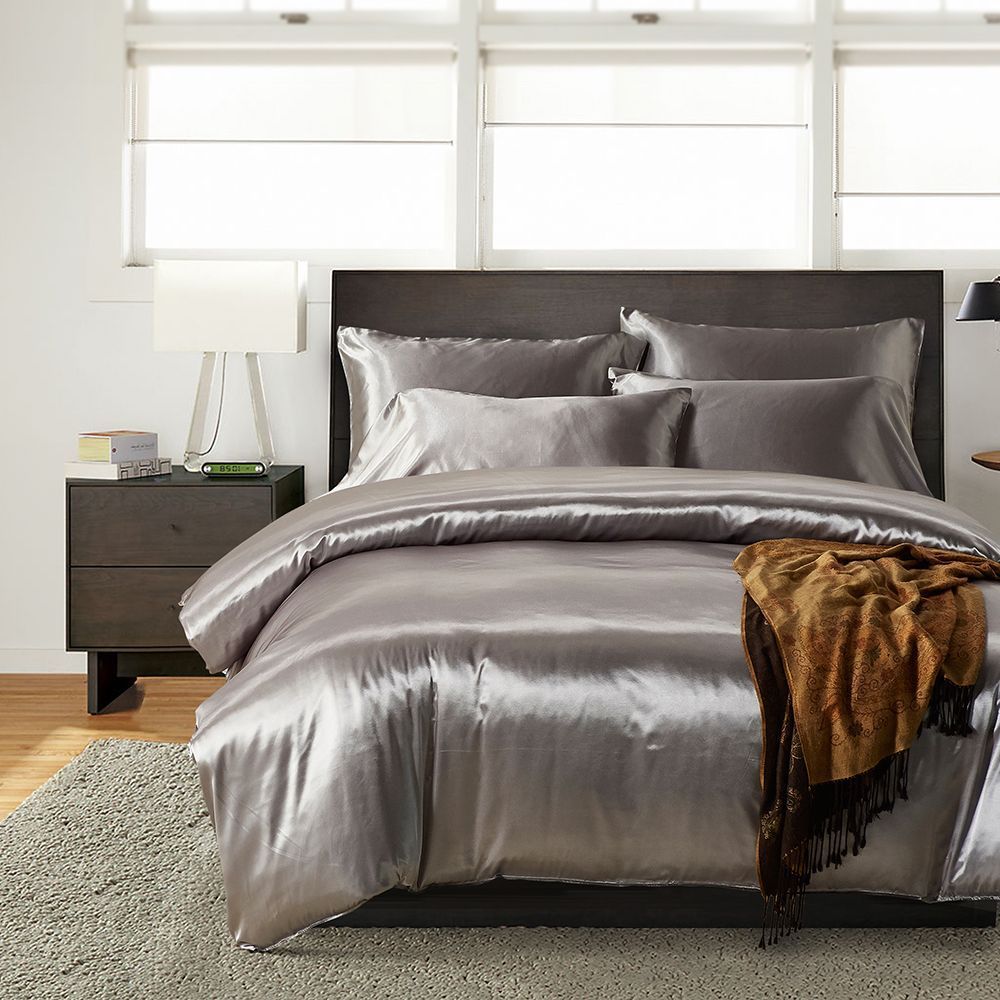 Haven – Luxe Satijnen 3-delig Dekbedset van Imitatiezijde