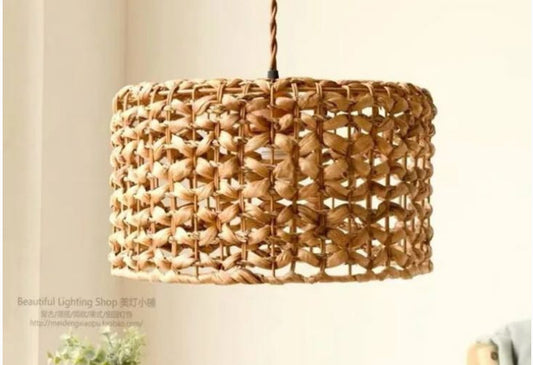 Lumen – Rieten Hanglamp voor de Eetkamer