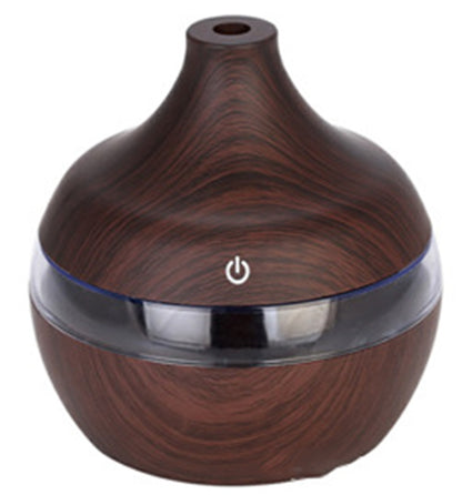 Benedict – Houten Grain Aromatherapie USB Luchtbevochtiger met Essentiële Olie Diffuser