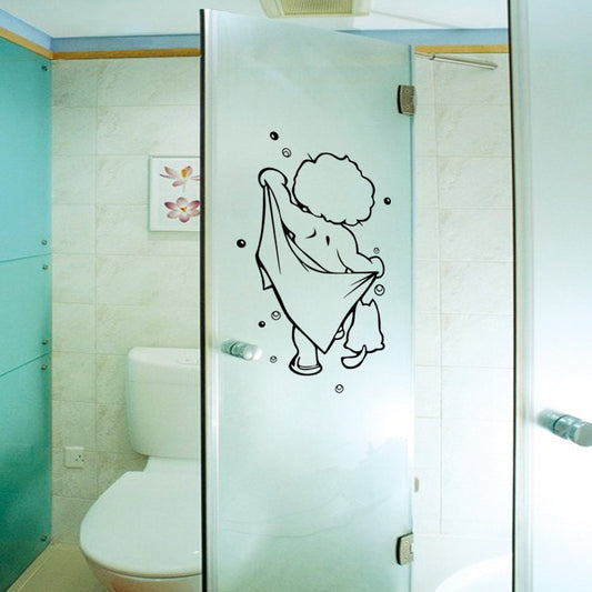 Lumen – Gegraveerde Wandsticker voor de Badkamer