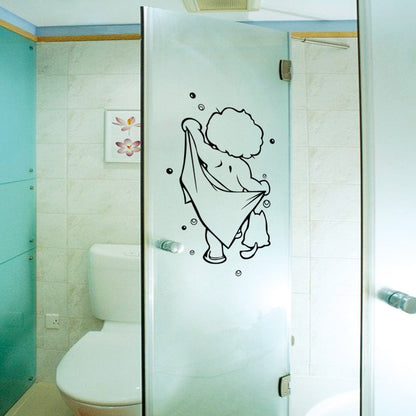 Lumen – Gegraveerde Wandsticker voor de Badkamer