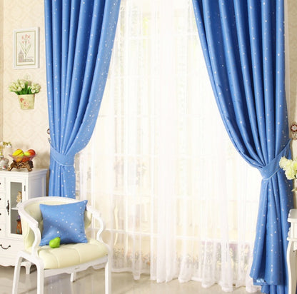Summit – Sterrenprint Perforated Gordijn