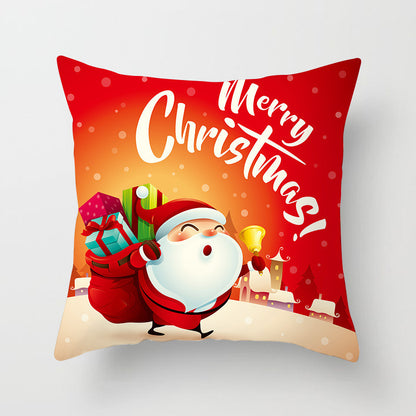 Sable – Kussenhoes met Kerstman en Sneeuwman