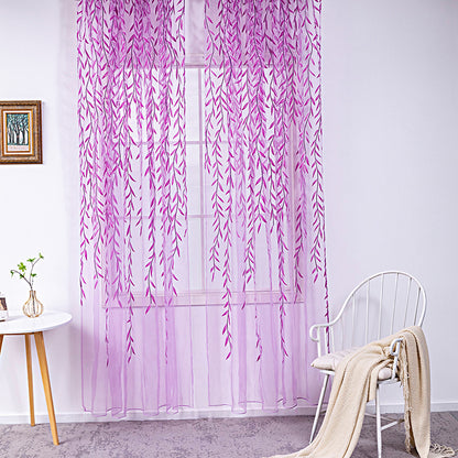 Iris – Inverted Willow Wicker Offset Printing Gordijnen voor de Woonkamer