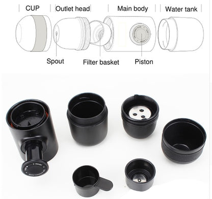 Orion – Draagbare Mini Koffiemachine