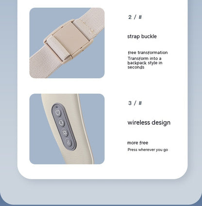 Odette – Nekmassage-instrument met Warmtecompressie en Draadloze Bediening