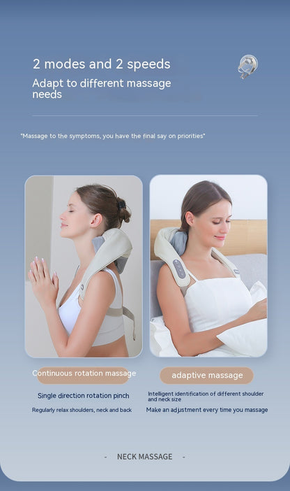 Odette – Nekmassage-instrument met Warmtecompressie en Draadloze Bediening
