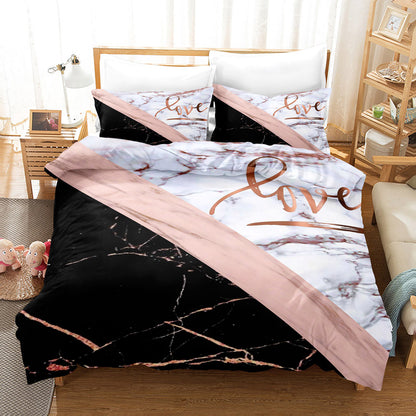 Odette – Luxe Marmeren Linnen Beddegoed