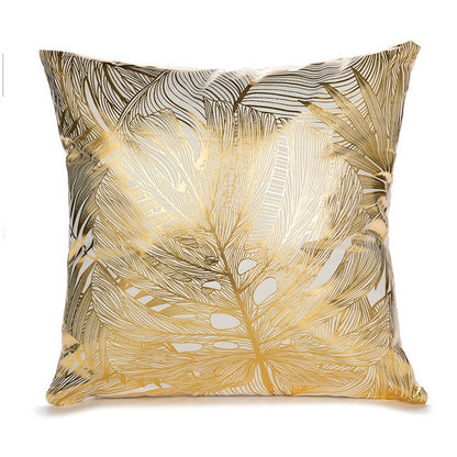 Indigo – Elegante Witte en Gouden Decoratieve Kussenhoezen