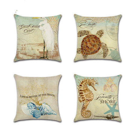 Zenith – Kussenhoes met Zeedierenpatroon