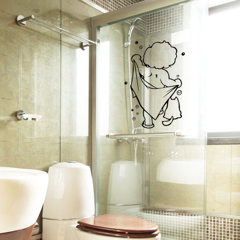 Lumen – Gegraveerde Wandsticker voor de Badkamer