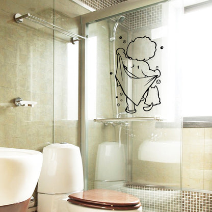 Lumen – Gegraveerde Wandsticker voor de Badkamer