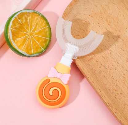Coraline – Kinder U-vormige Voedselveilige Zachte Rubber Tandenborstel