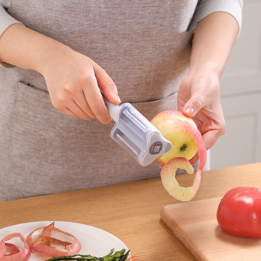 Alaric – RVS Schiller voor Fruit en Aardappelen Drie-in-één Keukentools