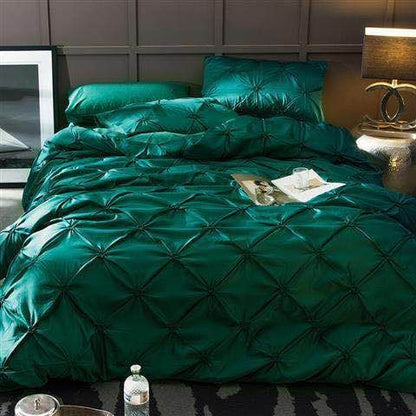 Magdalene – Drie-delige Effen Kleur Beddegoed Duvet Cover