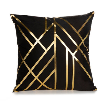 Indigo – Elegante Witte en Gouden Decoratieve Kussenhoezen