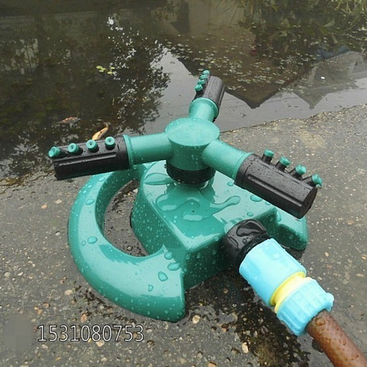 360° Roterende Tuinsproeier – 3-Armige Instelbare Besproeiingssysteem voor Gazon & Tuin