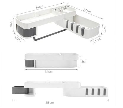 Mistral – Multifunctionele Badkamerplank