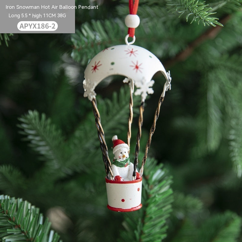 Haven – Creatieve Kerstdecoraties met IJzeren Ballon en Parachute