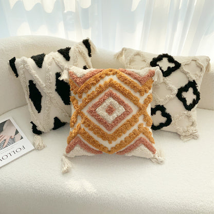 Thalassa – Geweven Kussenhoes in Bohemian Stijl