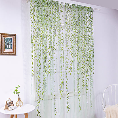 Iris – Inverted Willow Wicker Offset Printing Gordijnen voor de Woonkamer