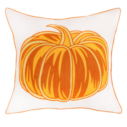 Aurelia – Geëmbroideerde Pompoen Halloween Kussenhoes