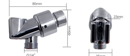 Maximilian – Turbocharged Handdouchekop met Stopknop en Katoenen Filter