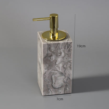 Lyra – Marmeren Badkamer Set voor Hotel en Thuisdecoratie