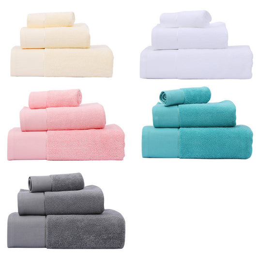 Eleonora – Badhanddoek Set van Drie Stukken met Hoge Waterabsorptie