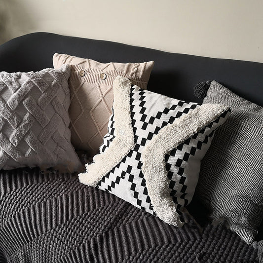Cypress – Mid-vintage Tassel Kussenhoes van Hout