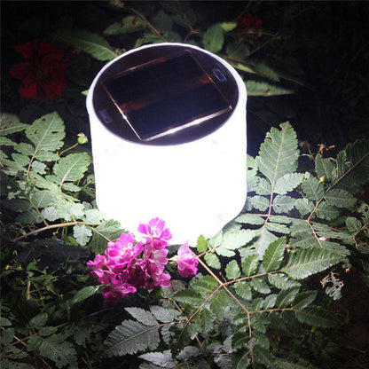 Zonne-energie Opblaasbare LED Campinglamp – 10 LEDs, Waterdicht, Opvouwbaar