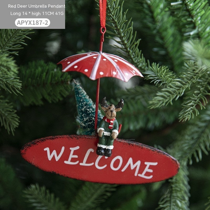 Haven – Creatieve Kerstdecoraties met IJzeren Ballon en Parachute