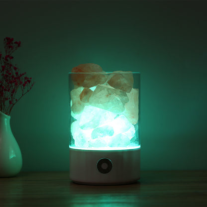 Leontine – USB Kristallicht Himalaya Zout LED Lamp