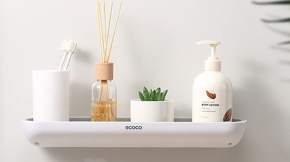 Aurelia – Wandplanken voor Badkamer met Handdoekhouder