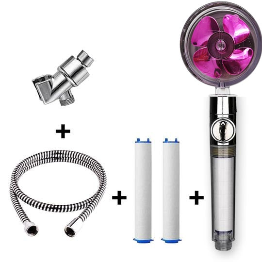 Maximilian – Turbocharged Handdouchekop met Stopknop en Katoenen Filter