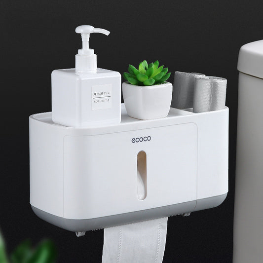 Cypress – Multifunctionele Papieren Handdoekenhouder zonder Nagels en Waterdicht