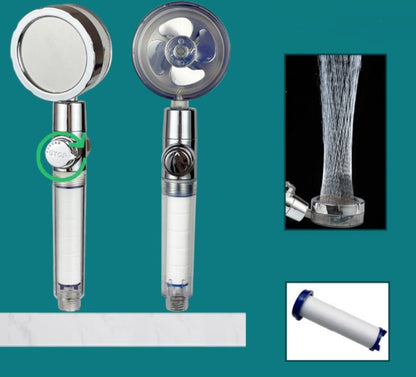 Octavian – Waterbesparende Turbo Propeller Douchestraal met Hoge Druk en 360 Graden Beweging
