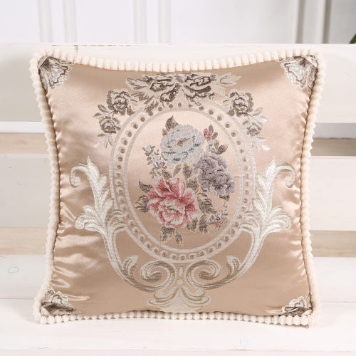 Ambrose – Europese Stijl Kussen met Bloemenpatroon